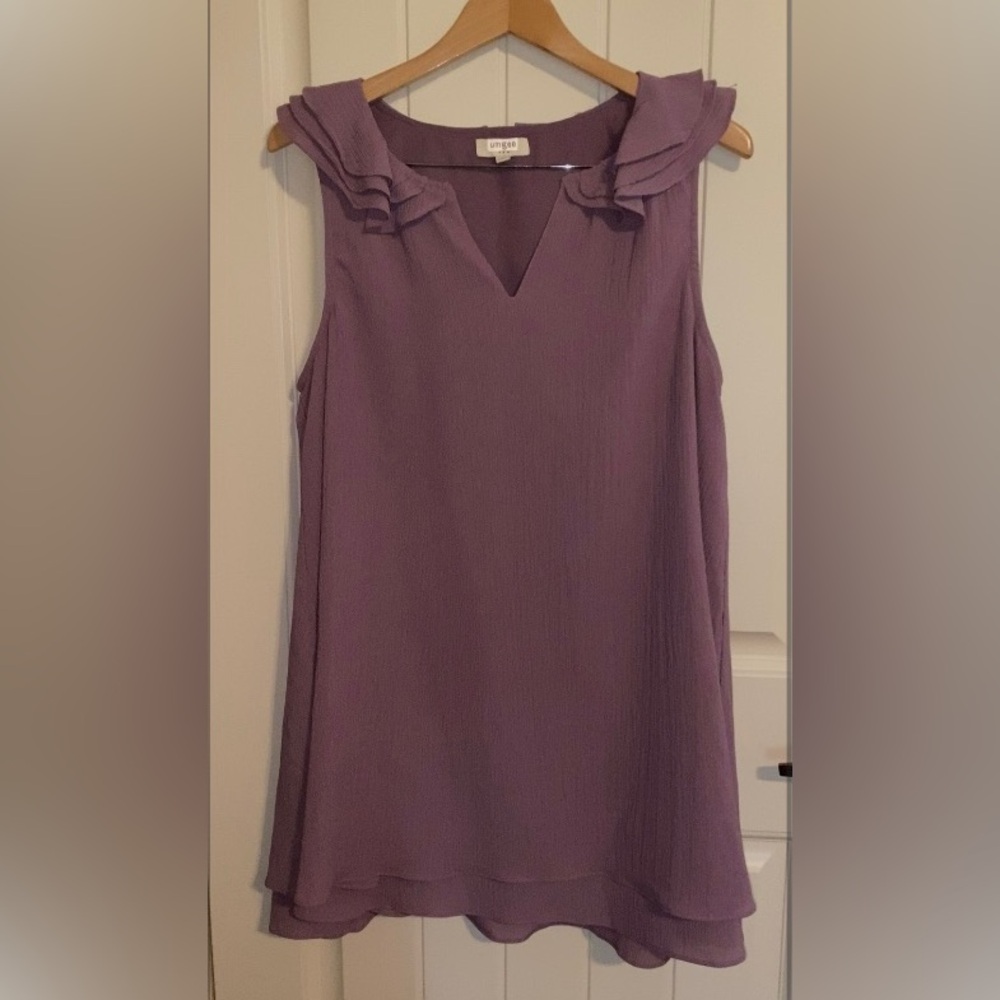 Umgee Purple Sleeveless Dress